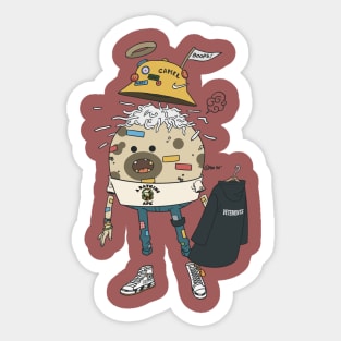 Hypebeast CORONA germs Sticker